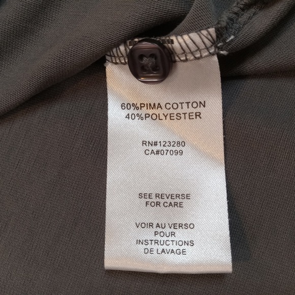 Travis Mathew Short Sleeve Golf Polo Shirt Gray Men's Large - Picture 4 of 7